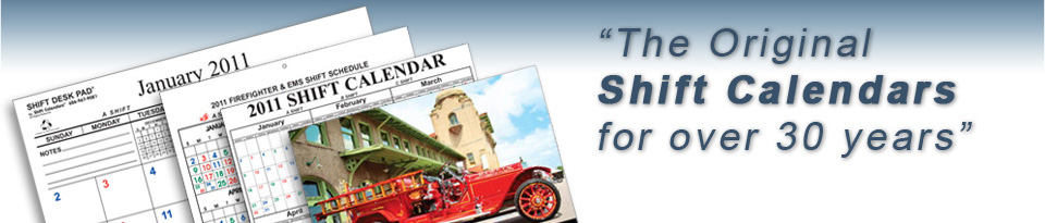 The Original Shift Calendar for over 30 years